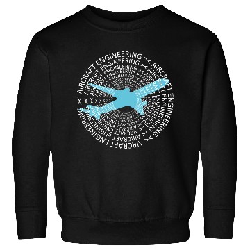 Discover aircraft engineering text aerospace engineer logo Sweatshirts