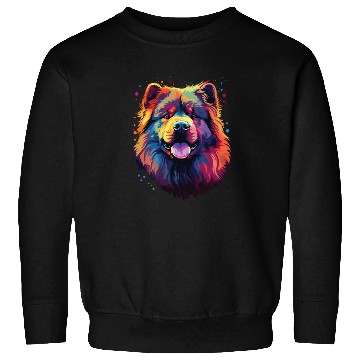 Discover Watercolor Colorful Chow Chow Sweatshirts