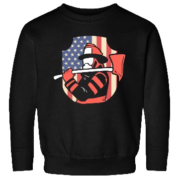 Discover Firefighter Of America Fire Captain Sweatshirts