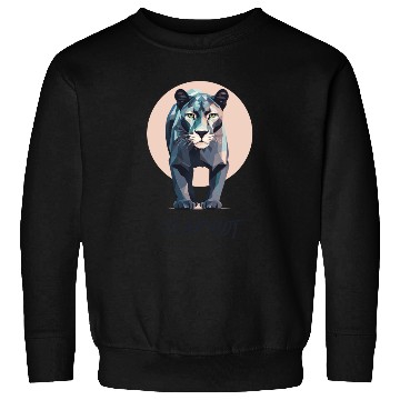 Discover Beautiful Tiger Geometric Polygon Design Sweatshirts