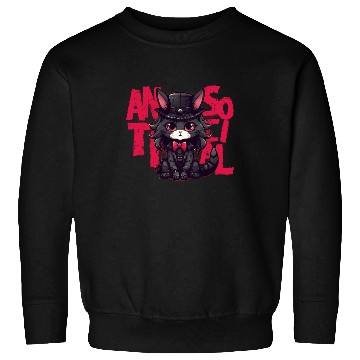 Discover Goth Cat Soft Grunge Japanese Gothic Aestehtic Sweatshirts
