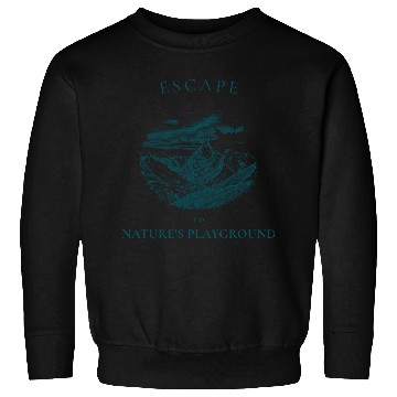 Discover Hiking: Escape to nature's playground Sweatshirts