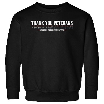 Discover Thank You Veterans! Thank You For Your Service Sweatshirts