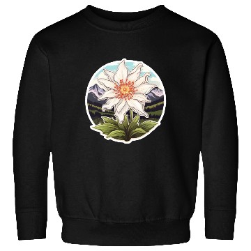 Discover Edelweiß Flower Plant Mountains Sweatshirts