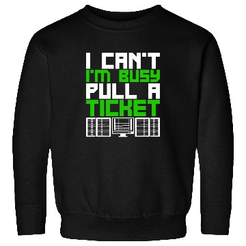 Discover Network Admin Programmer Pull A Ticket Sweatshirts