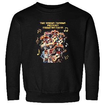 Discover Day of the Dead Skeleton Band Sweatshirts