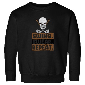 Discover Swing Swear Repeat Golf Sweatshirts