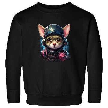 Discover A Chihuahua With A Pilot s Cap Sweatshirts
