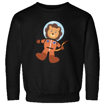 Discover Lion In Space Suit Sweatshirts