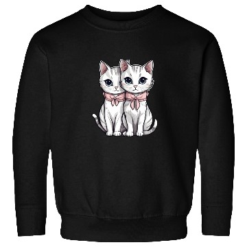 Discover there are two kittens Sweatshirts