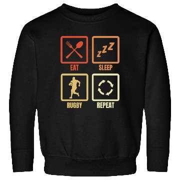 Discover Rugby Player Daily Routine Sweatshirts