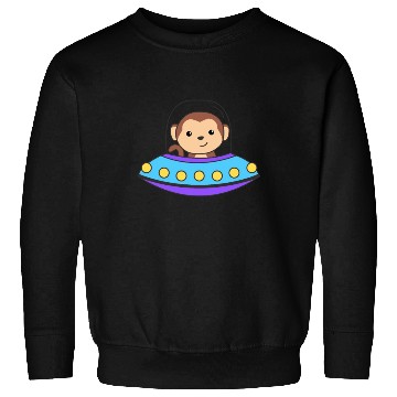 Discover Monkey Ufo Space Universe Sweatshirts