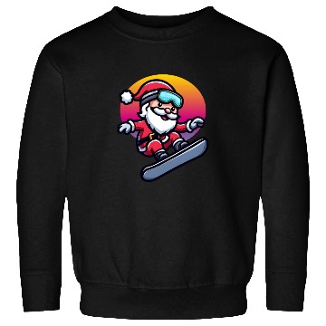 Discover Santa Claus on snowboard Sweatshirts