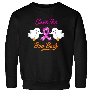 Discover Breast Cancer Halloween Save The Boo Bees Sweatshirts