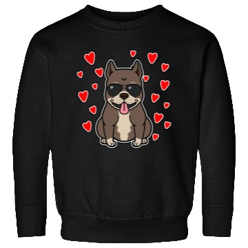 Discover Pitbull Hearts Gift For Dog Lover Sweatshirts