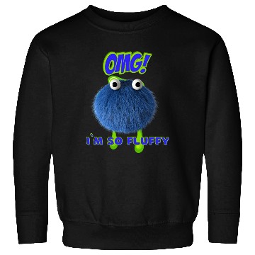 Discover OMG Im So Fluffy, Cute Furry monster. Sweatshirts