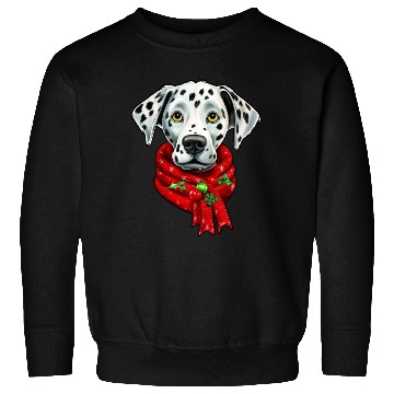 Discover dalmatian christmas pet design Sweatshirts