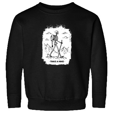 Discover Take a Hike - White Ink Sweatshirts