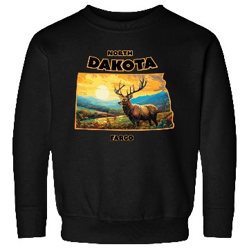 Discover North Dakota - Elk Sweatshirts