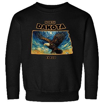 Discover North Dakota - Eagle Sweatshirts