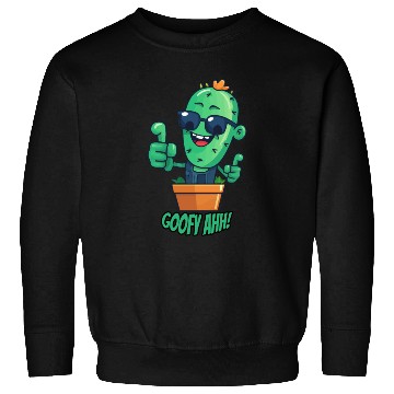 Discover Fun Cactus Character Goofy Ahh Sweatshirts