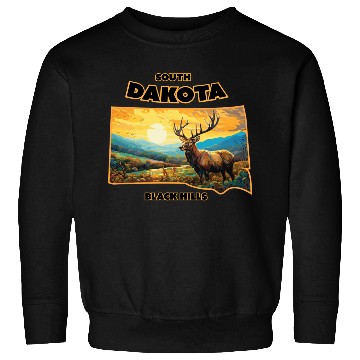 Discover South Dakota - Elk Sweatshirts