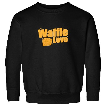 Discover Waffle Love Snack Pastry Baker Sweatshirts