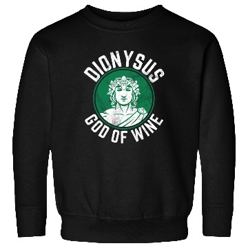 Discover Dionysus Olympian God Of Wine Greek Mythology Sweatshirts