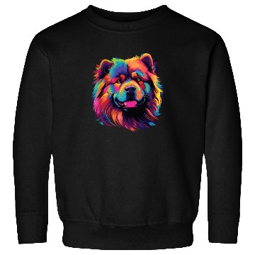 Discover Watercolor Colorful Chow Chow Sweatshirts