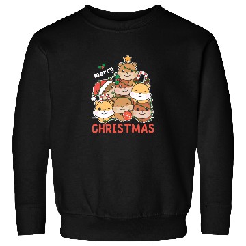 Discover Hamster Christmas Tree Merry Christmas Sweatshirts