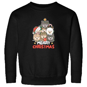 Discover Alpaca Christmas Tree Merry Christmas Sweatshirts