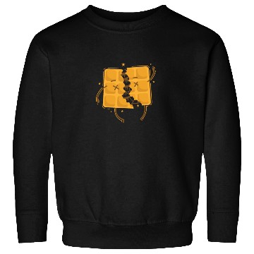 Discover filled Waffle Dough Pastry Baker Snack Sweatshirts