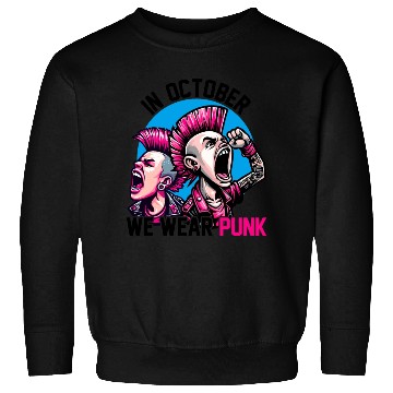 Discover IN OCTOBER WE WEAR PUNK Sweatshirts