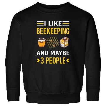 Discover 3 People Beekeeping Beekeeper Apiculture Sweatshirts