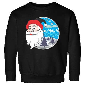 Discover Santa claus logo Sweatshirts