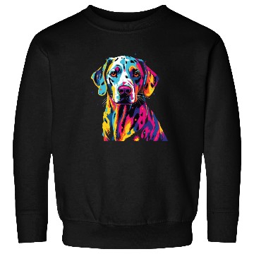 Discover Watercolor Colorful Dalmatian Sweatshirts