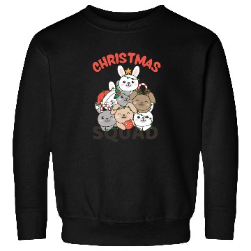 Discover Bunny Christmas Tree Christmas Squad Bunnies Sweatshirts