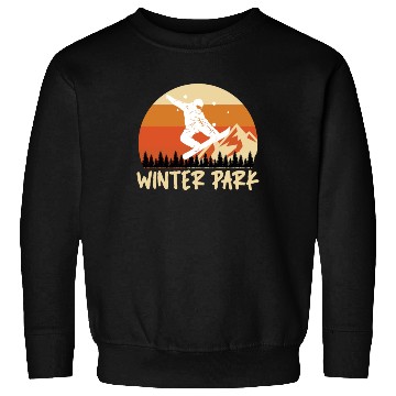 Discover Winterpark Snowboarding Freestyle Snowboarder Sweatshirts