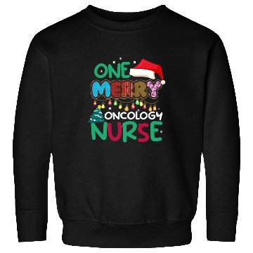 Discover One merry Oncology Nurse Christmas Sweatshirts