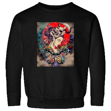 Discover Fusion Enigma - Skull, Wolf And Butterfly Sweatshirts