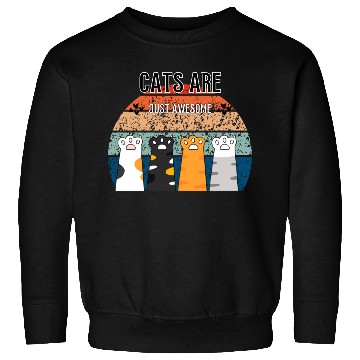 Discover Cat Paws Gift For Cat Lover Sweatshirts