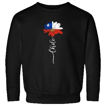 Discover Vintage Chile Sunflower Flag Chile Lover Sweatshirts
