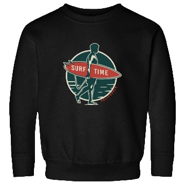 Discover Surf Time California Sweatshirts