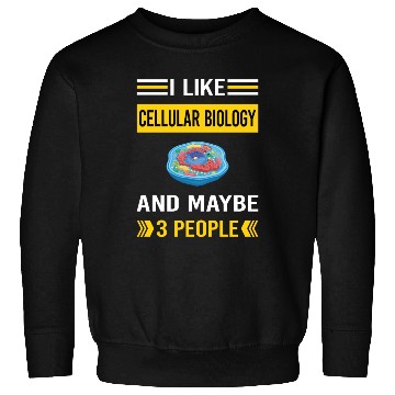 Discover 3 People Cell Cellular Biology Biologist Sweatshirts