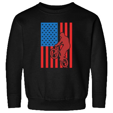 Discover Patriotic BMX Cyclist Sweatshirts