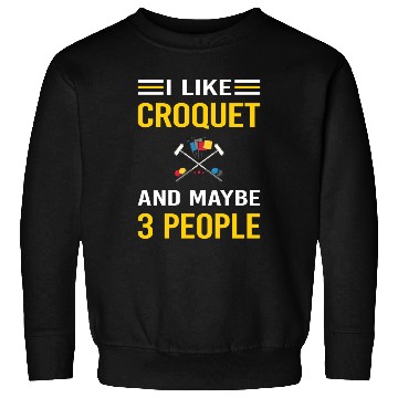 Discover 3 People Croquet Sweatshirts