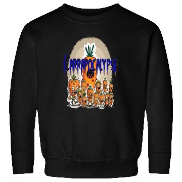Discover Carrapocalypse - The Carrot Zombie Take Over Sweatshirts