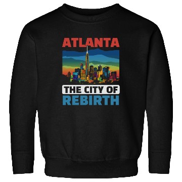 Discover Atlanta City Georgia USA America United States Sweatshirts