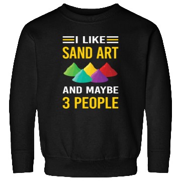 Discover 3 People Sand Art Sweatshirts