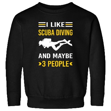 Discover 3 People Scuba Diving Diver Sweatshirts